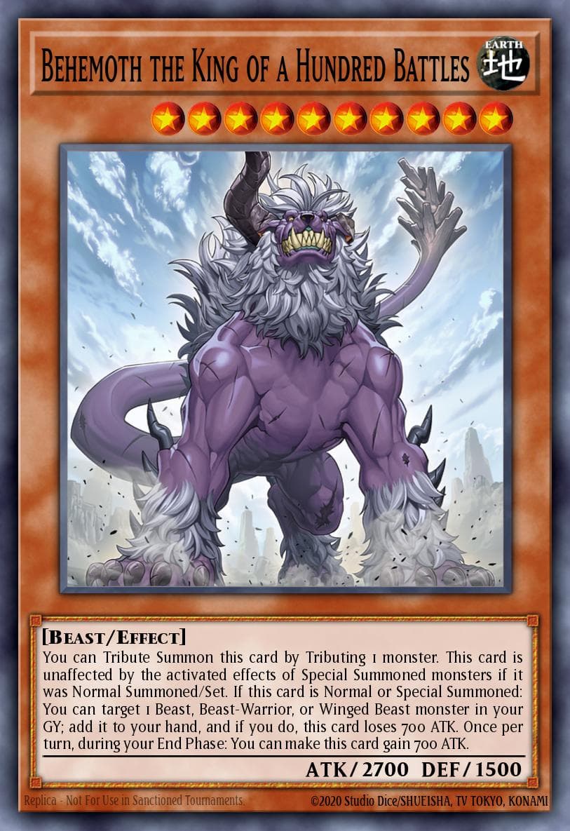 Behemoth the King of a Hundred Battles 2025 Yu-Gi-Oh!