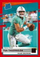 Tua Tagovailoa 2020 panini Donruss Optic
