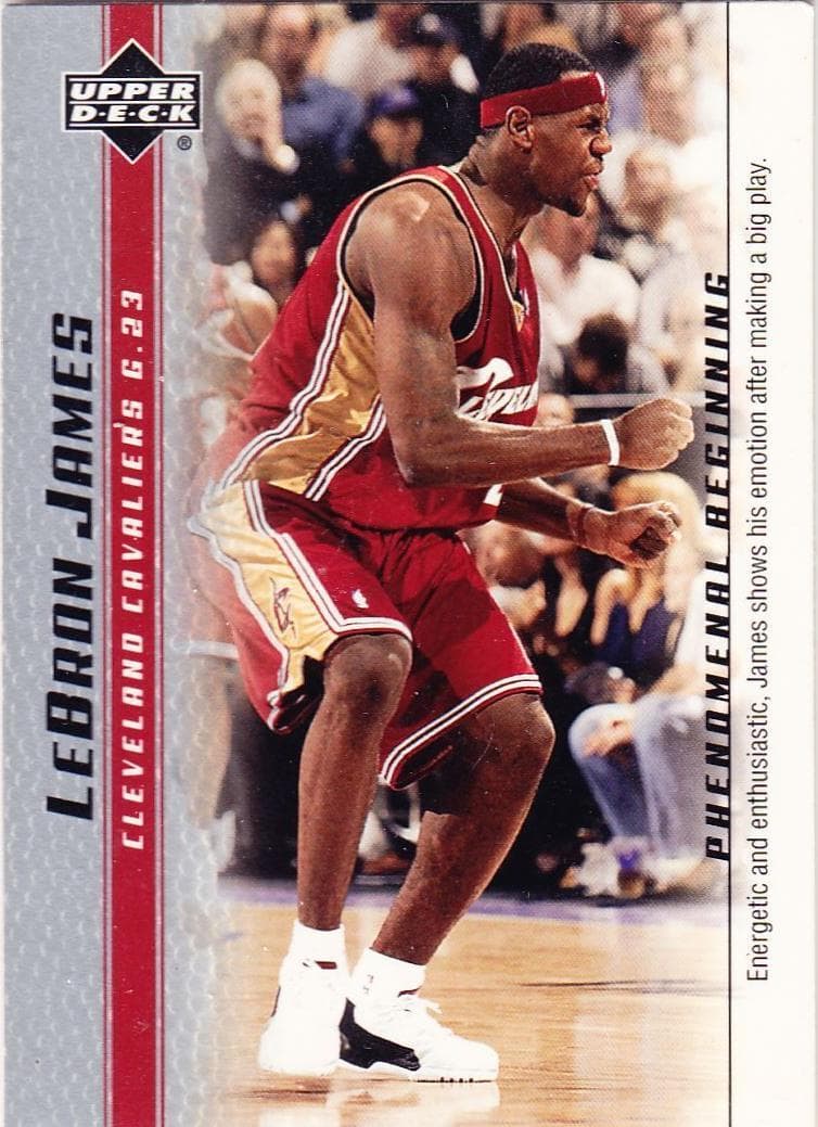 LeBron James 2003 upper-deck