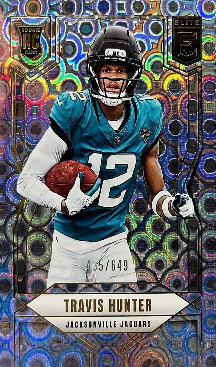 Travis Hunter trading card