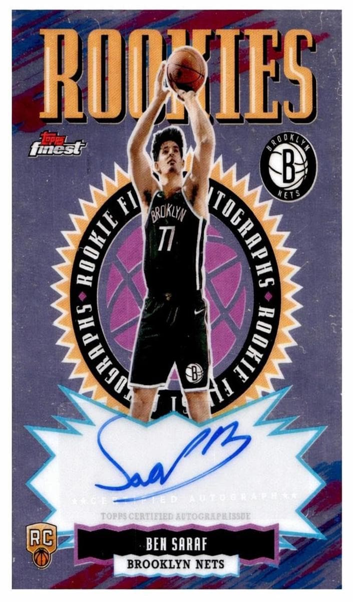 Ben Saraf 2025 topps Topps Finest