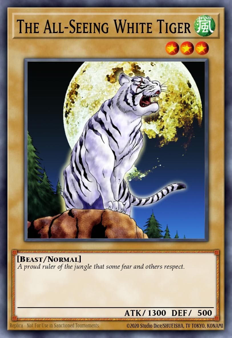 The All-Seeing White Tiger #PSV-093