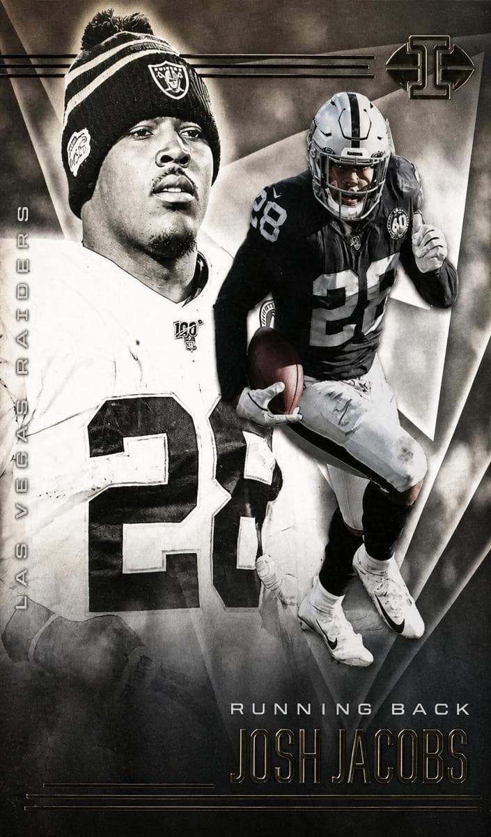 Josh Jacobs 2020 panini Panini Illusions