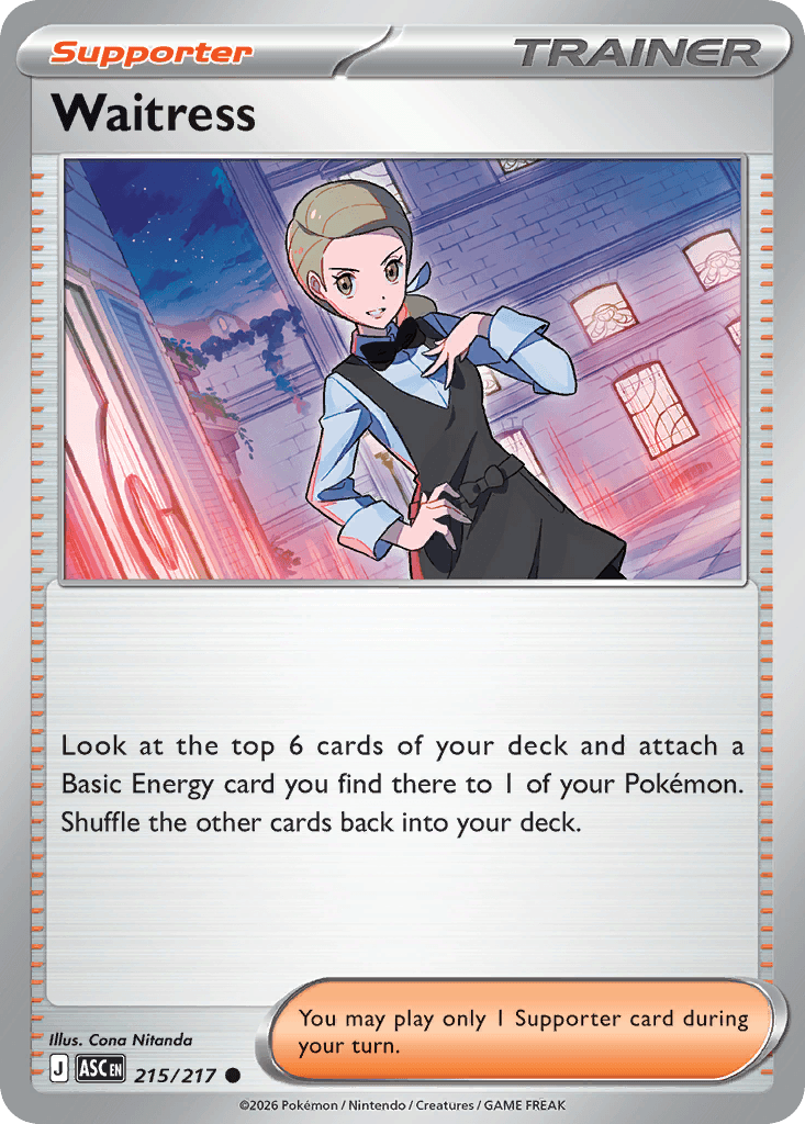 Waitress 2025 Pokemon Japanese Start Deck 100 Battle Collection