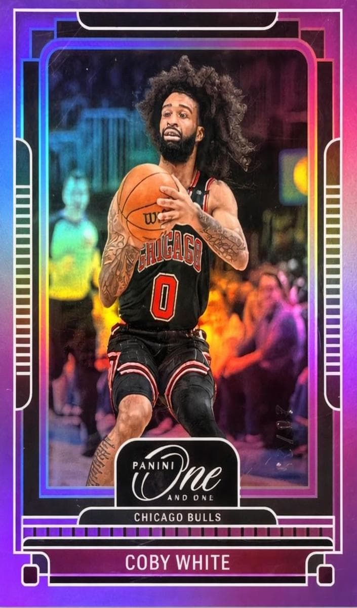 Coby White 2024 panini Panini One and One