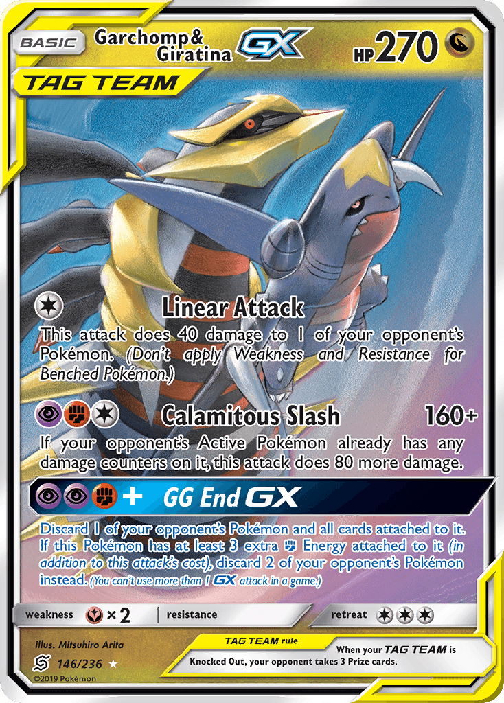 Garchomp & Giratina GX 2019 Pokemon Unified Minds