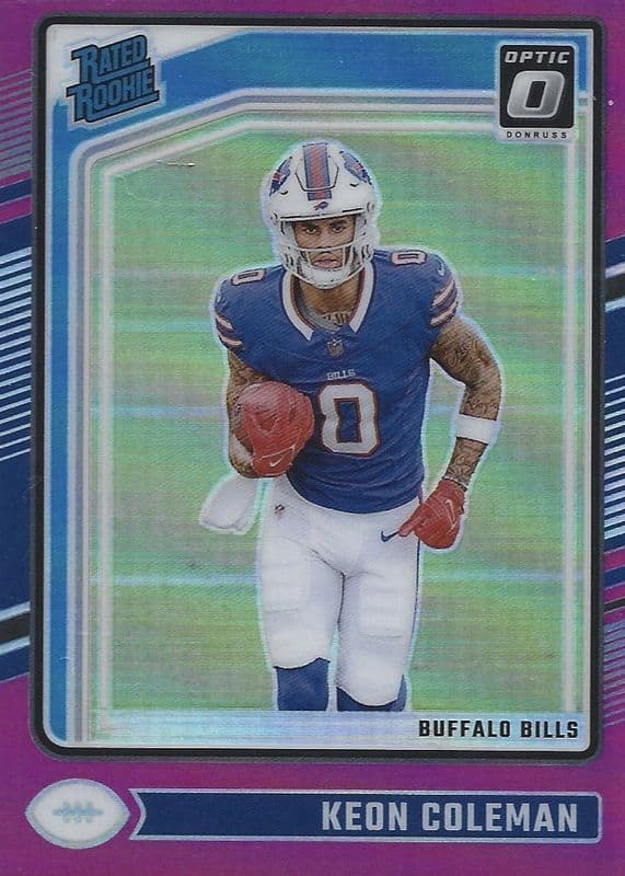 Keon Coleman 2024 panini Panini Donruss Optic