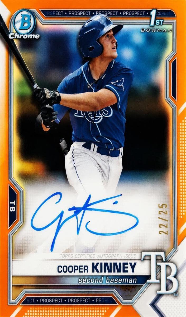Cooper Kinney 2021 bowman Bowman Draft