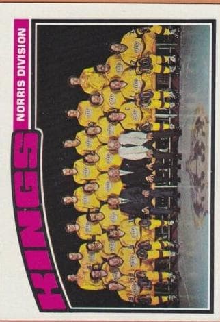 Los Angeles Kings 1976 topps Topps