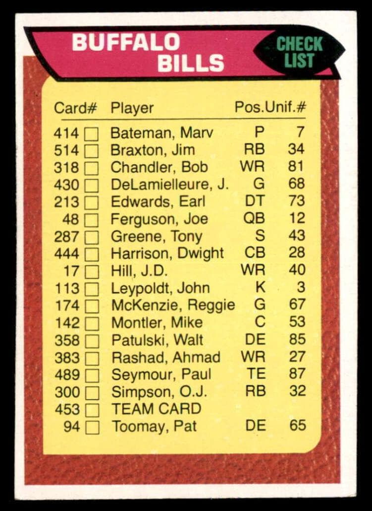 Buffalo Bills #453