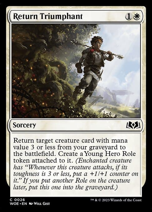 Return Triumphant 2023 Magic: The Gathering Wilds of Eldraine