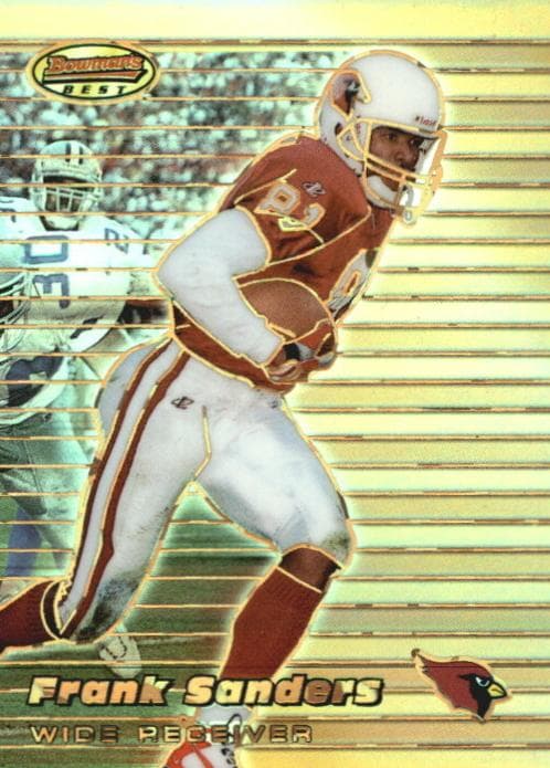Frank Sanders 1999 bowman Bowman's Best