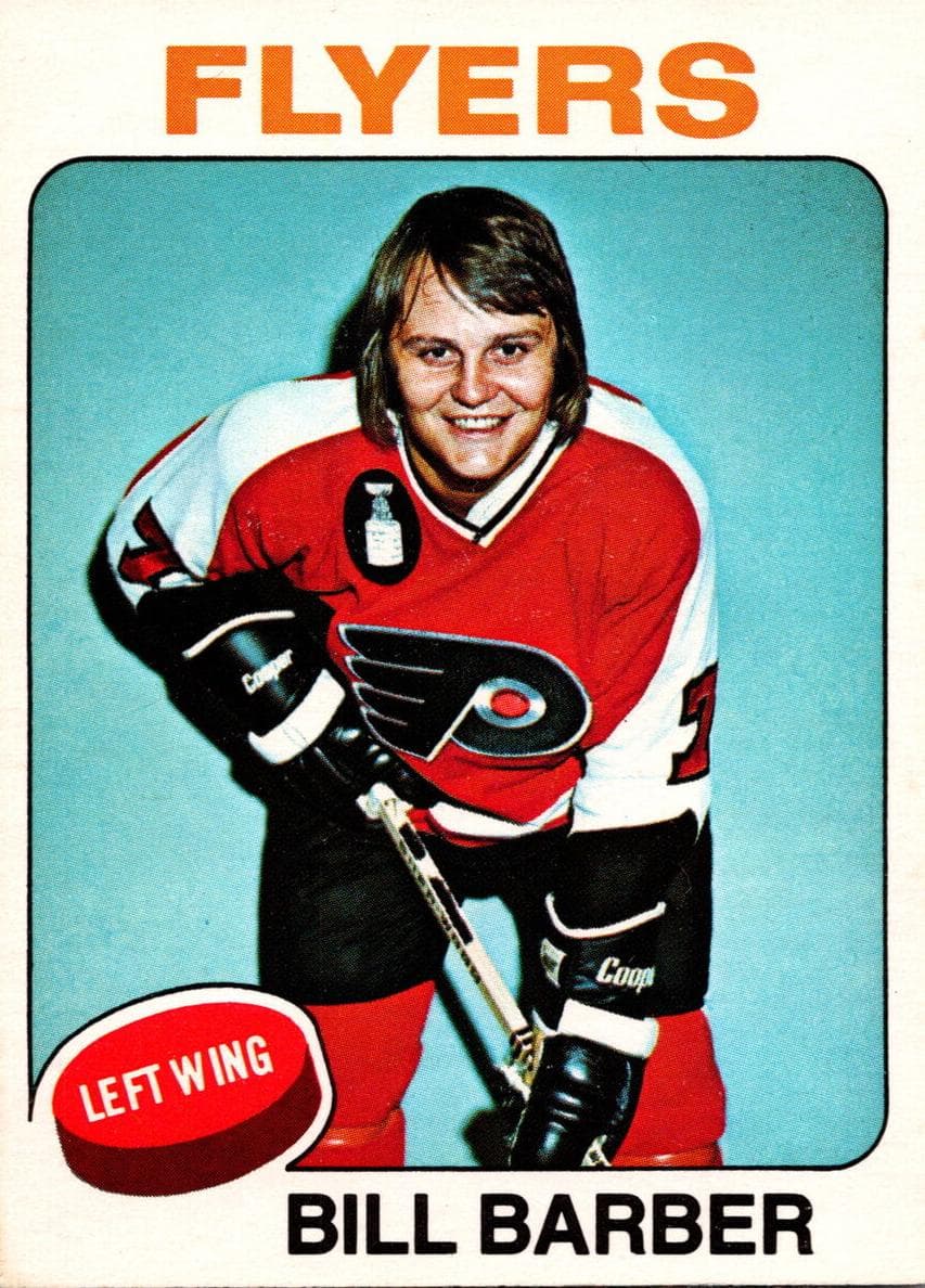 Bill Barber 1975 topps O-Pee-Chee