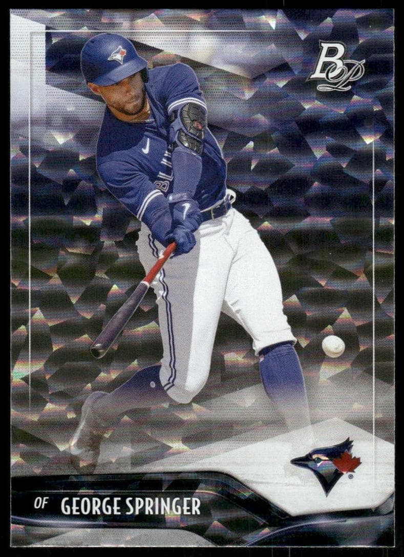 George Springer 2021 bowman Bowman Platinum