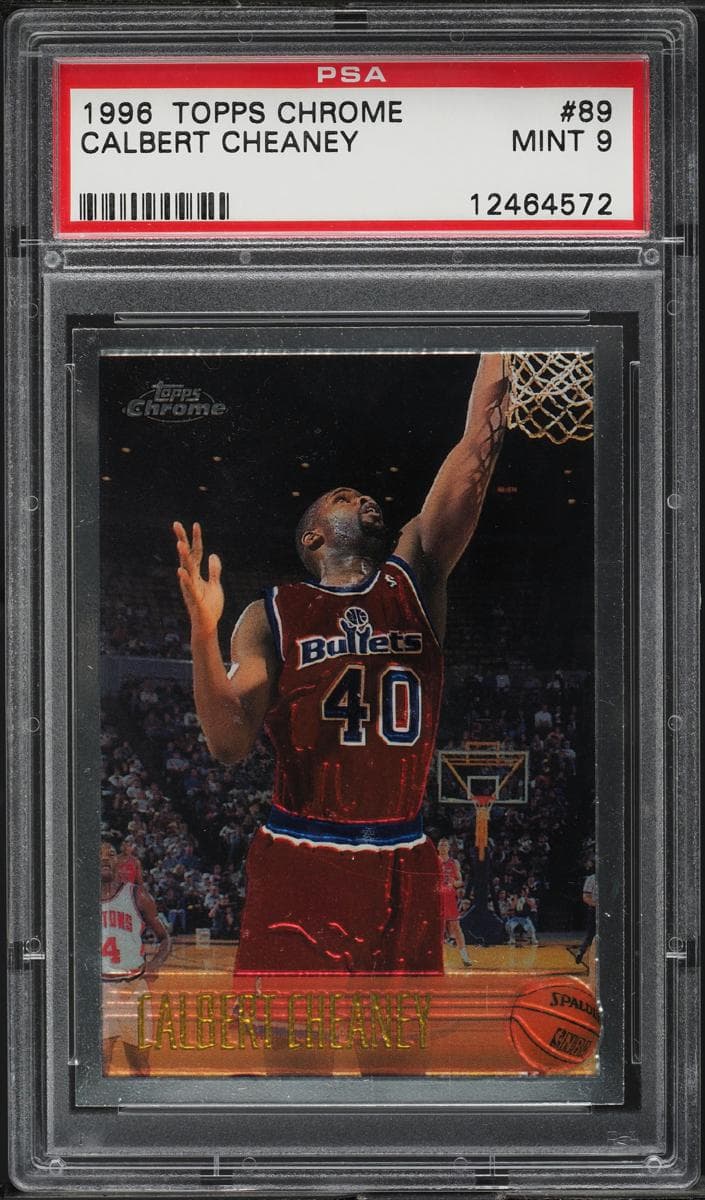 Calbert Cheaney 1996 topps Chrome