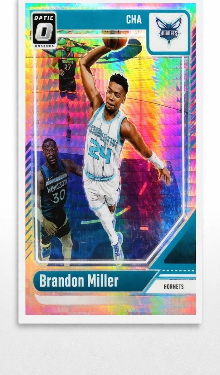 Brandon Miller 2024 panini Donruss Optic