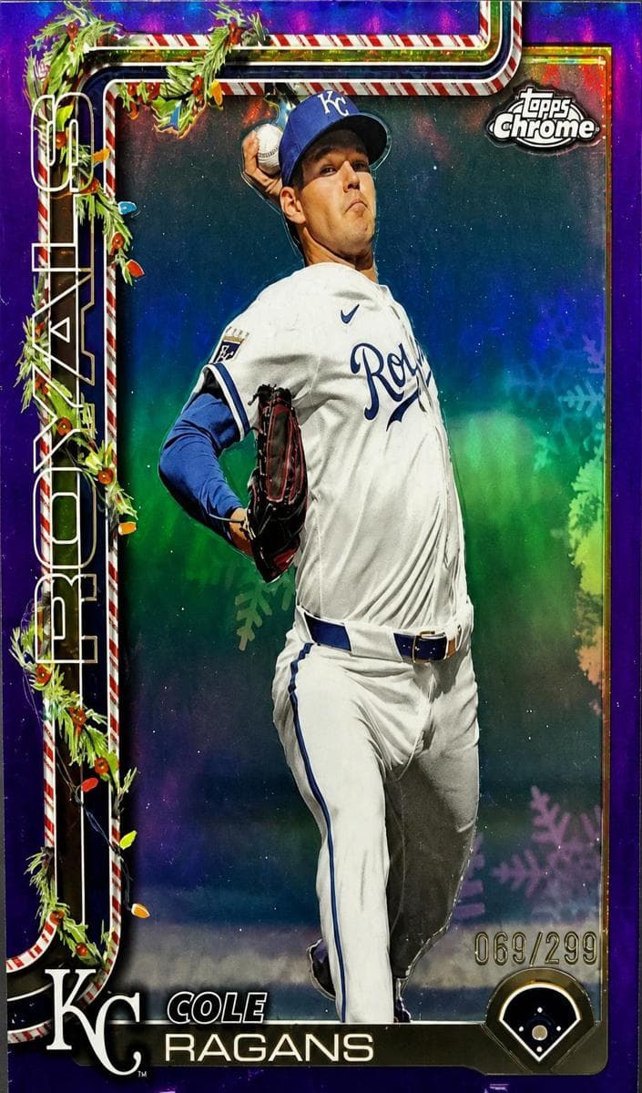 Cole Ragans 2025 topps Holiday
