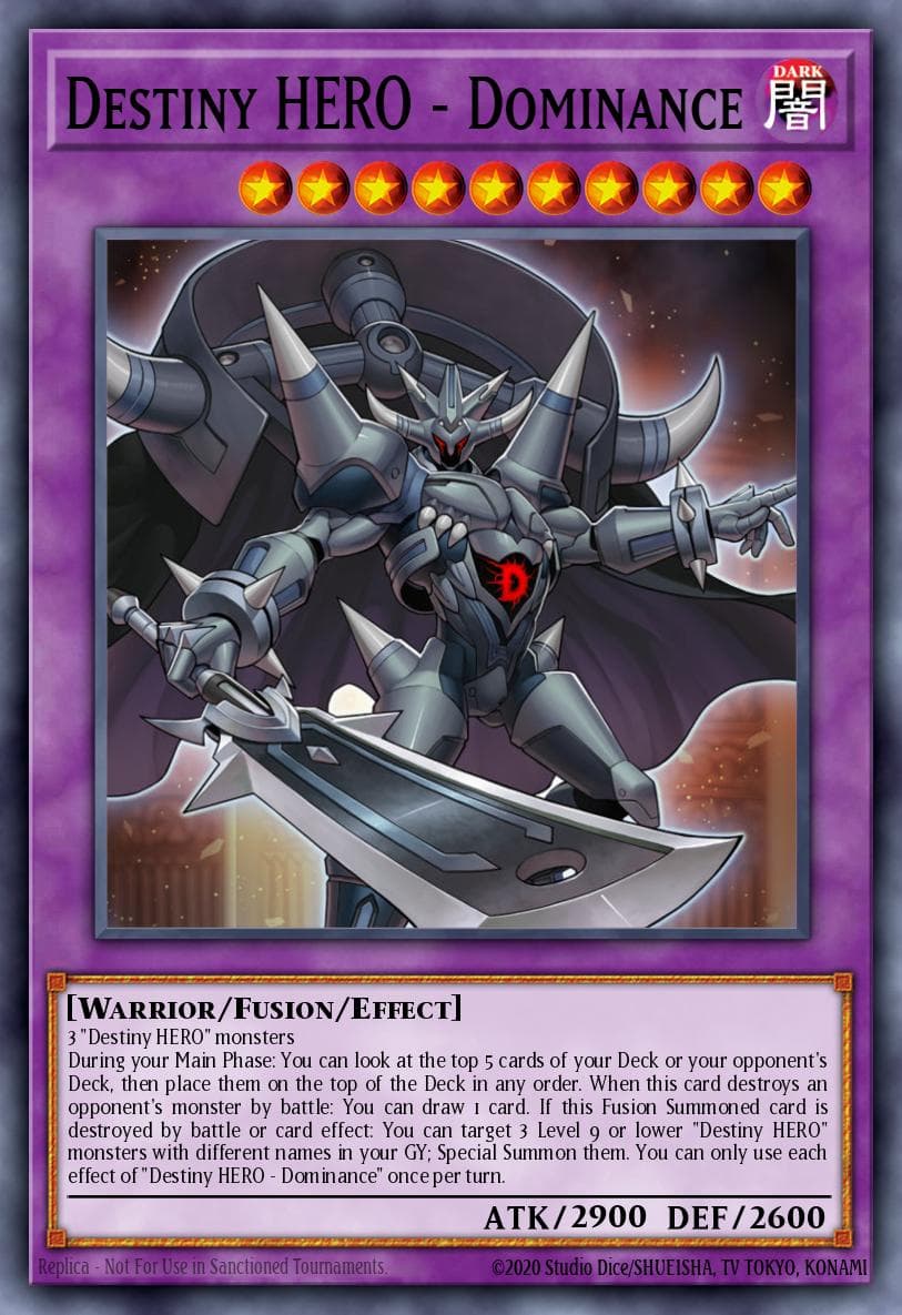Destiny HERO - Dominance 2019 Yu-Gi-Oh!