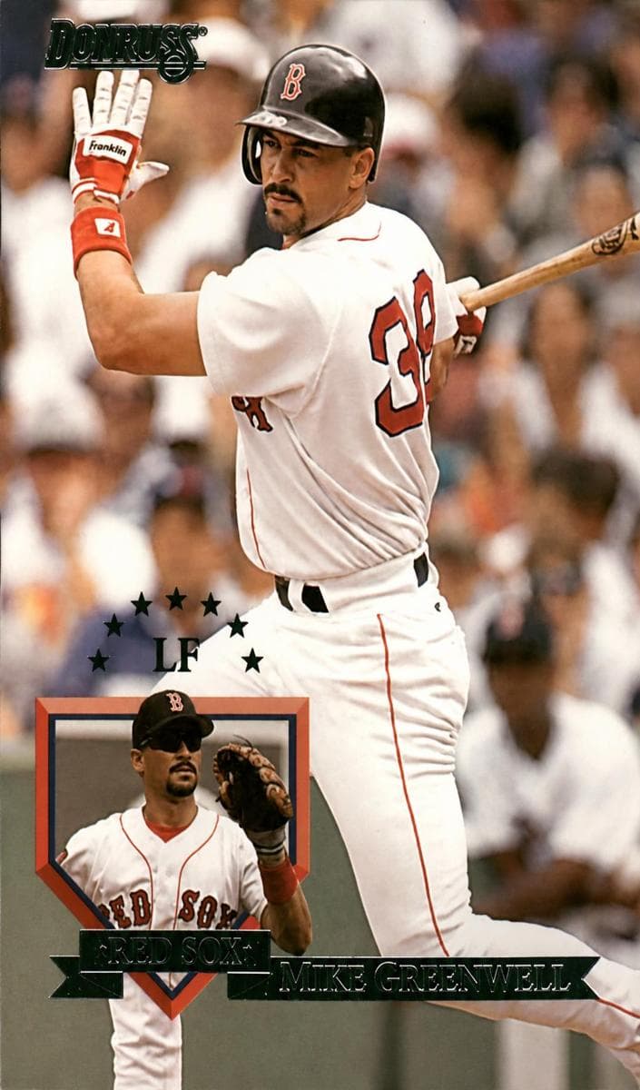 Mike Greenwell 1995 panini Donruss