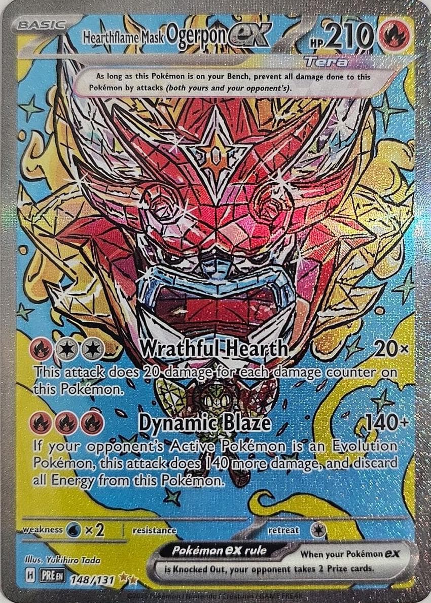 Hearthflame Mask Ogerpon EX #148