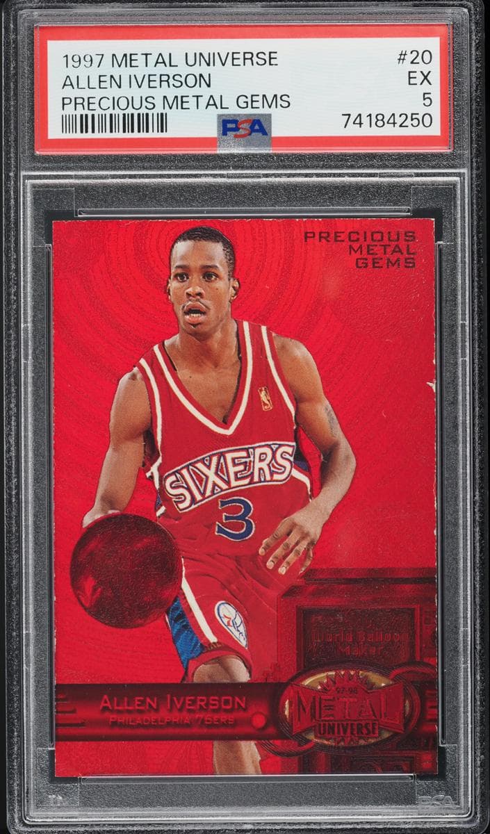 Allen Iverson 1997 unknown Metal Universe