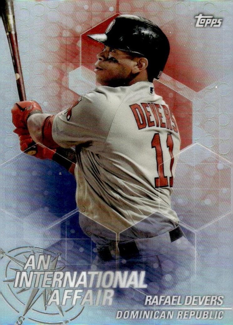 Rafael Devers 2018 topps Topps Chrome Update