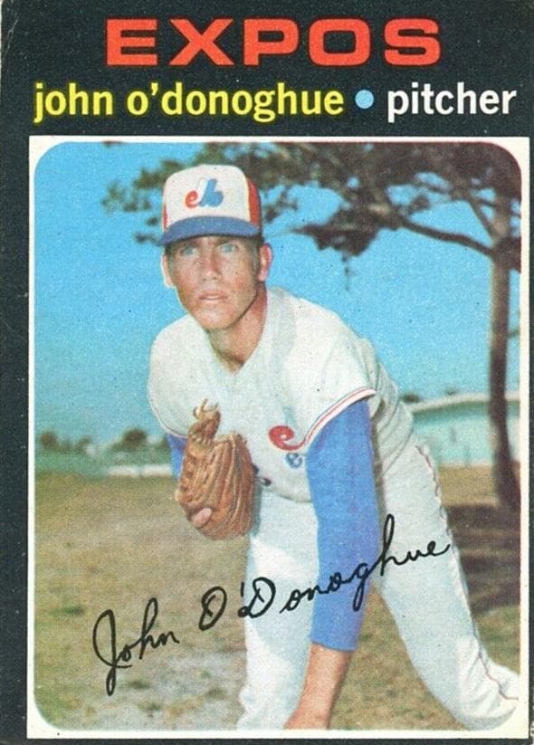 John O'Donoghue 1971 topps O-Pee-Chee