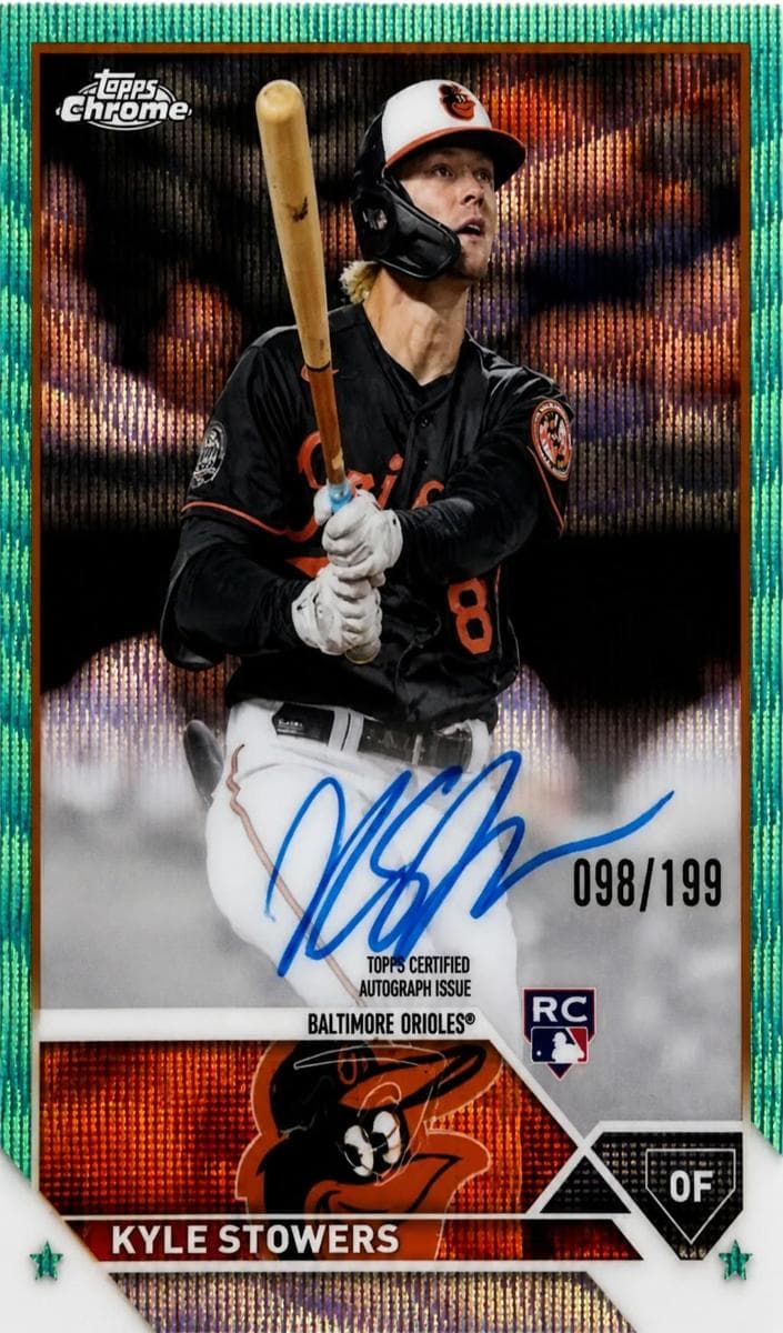 Kyle Stowers 2023 topps Topps Chrome
