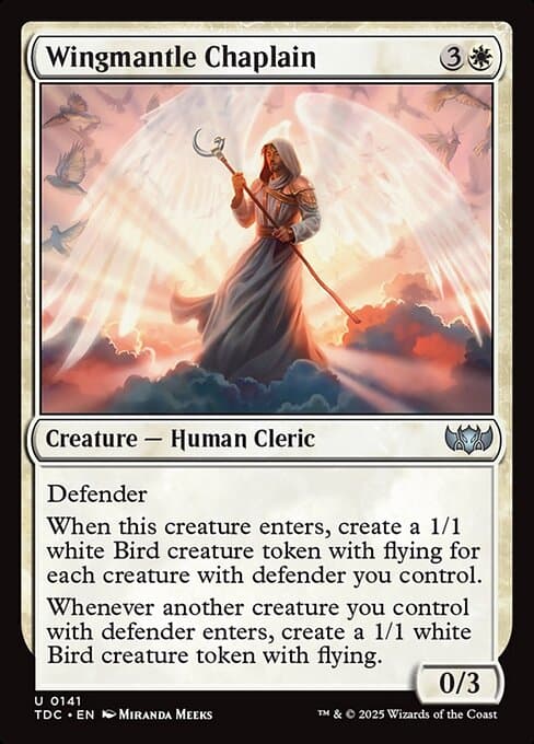 Wingmantle Chaplain 2025 Magic: The Gathering Tarkir: Dragonstorm Commander