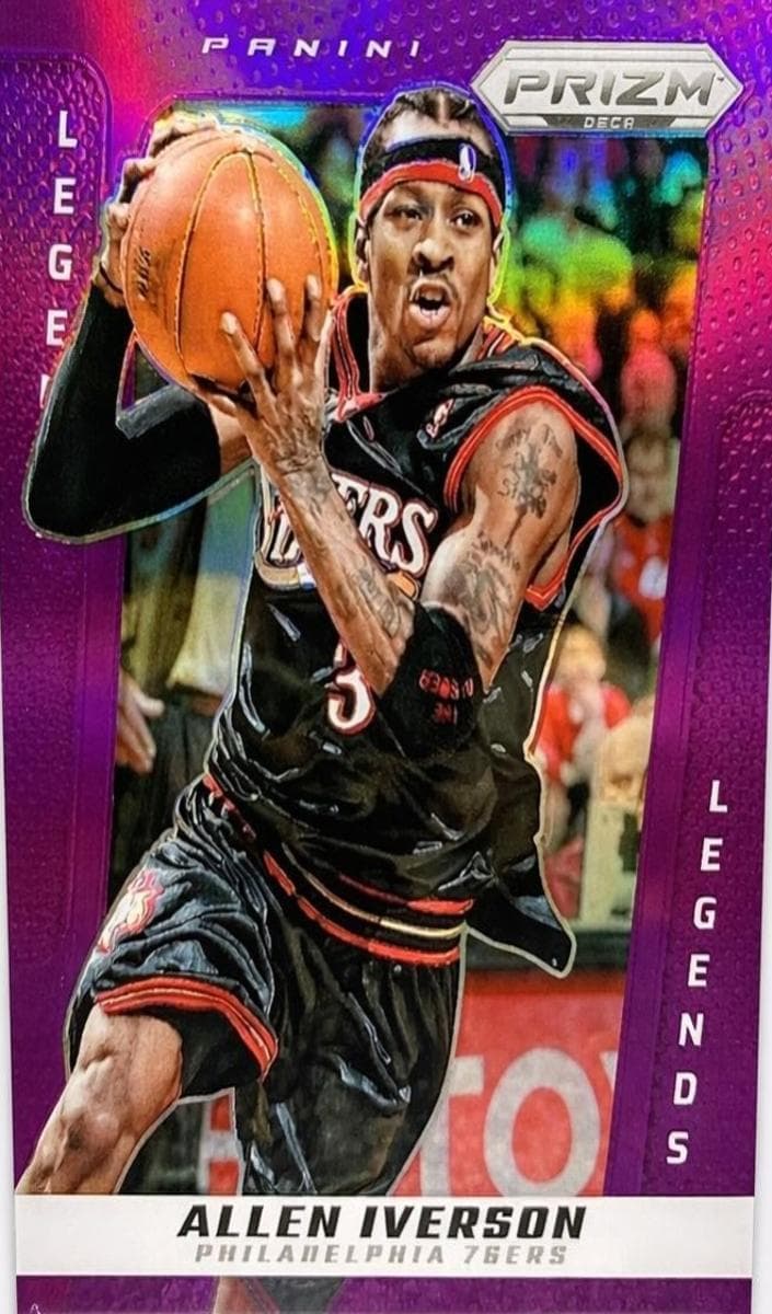 Allen Iverson 2024 panini Panini Prizm Deca