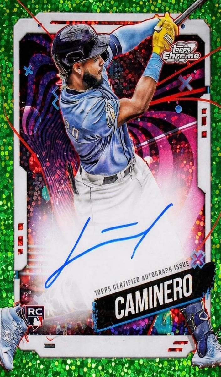 Junior Caminero 2024 topps Topps Cosmic Chrome
