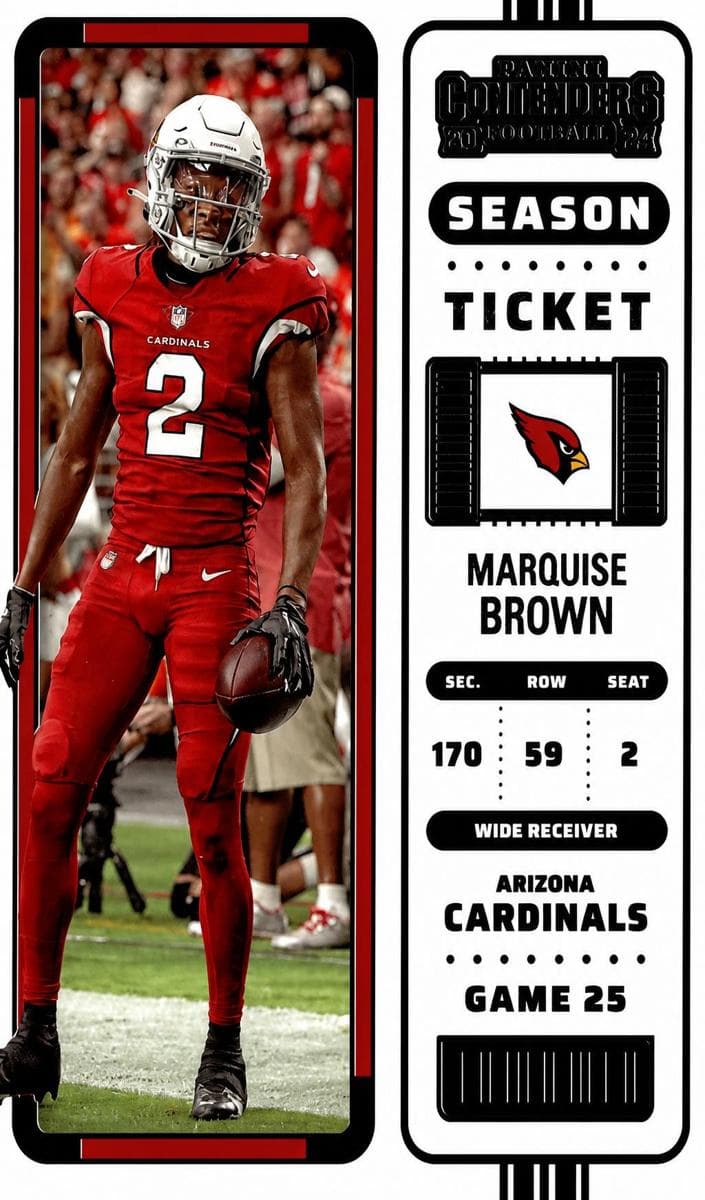 Marquise Brown 2022 panini Panini Contenders