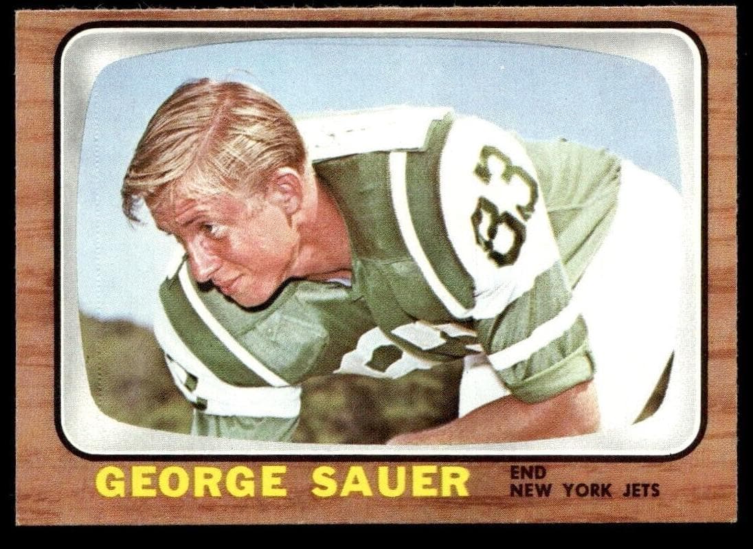 George Sauer 1966 topps Topps