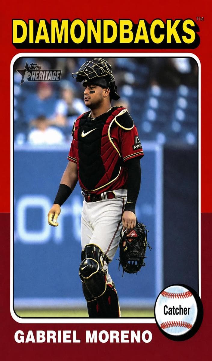 Gabriel Moreno 2024 topps Topps Heritage