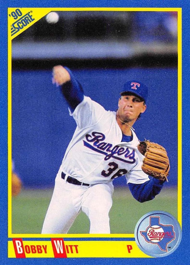 Bobby Witt 1990 panini Score