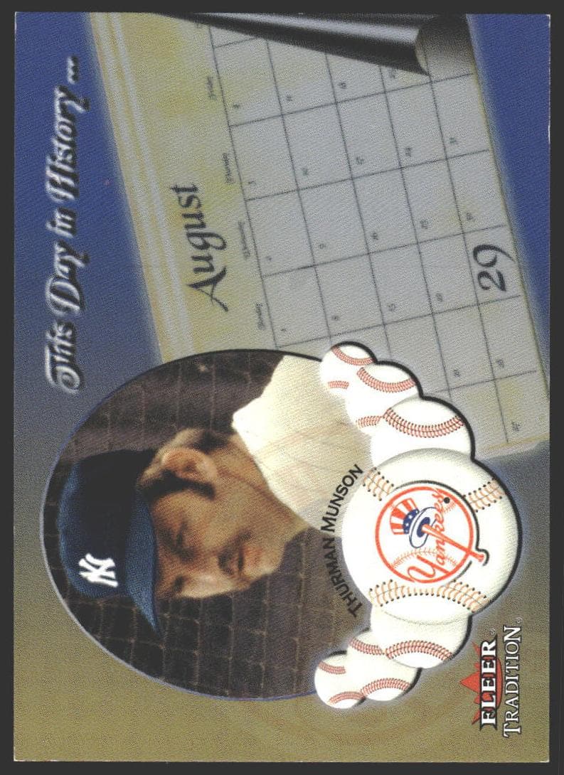 Thurman Munson 2002 fleer Fleer Tradition Update