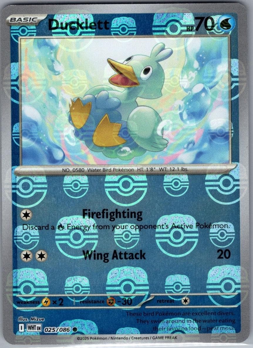 Ducklett trading card