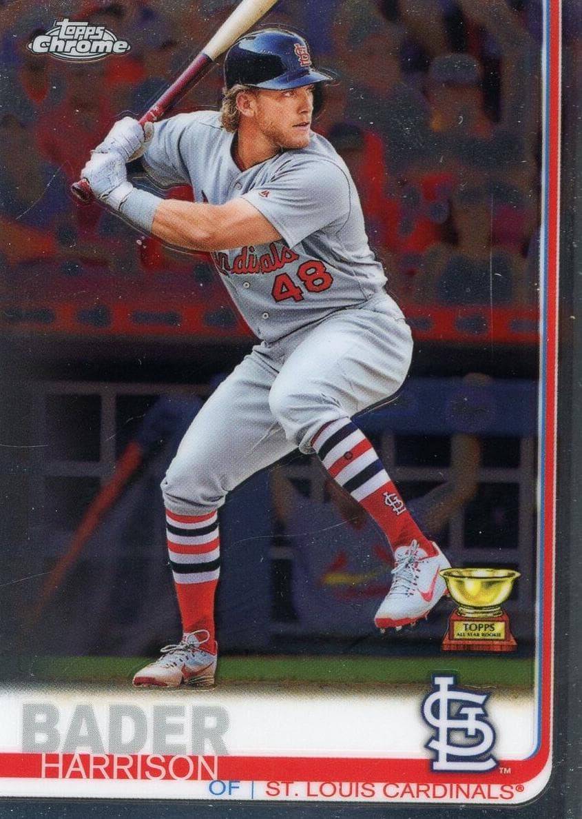 Harrison Bader 2019 topps Topps Chrome