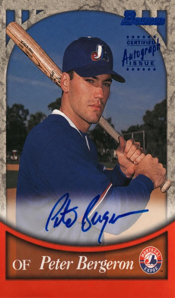 Peter Bergeron 1999 bowman Bowman