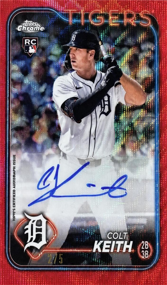 Colt Keith 2024 topps Topps Chrome Update