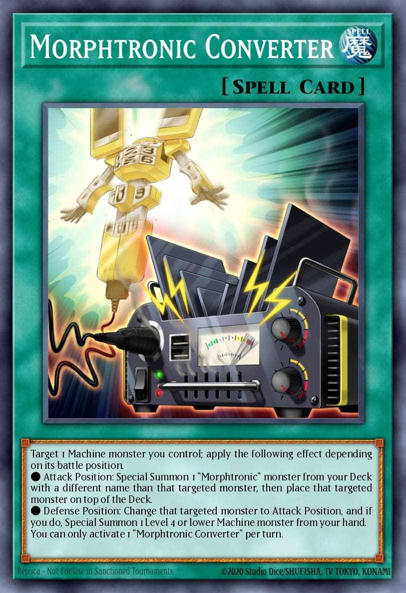 Morphtronic Converter 2022 Yu-Gi-Oh! Power Of The Elements