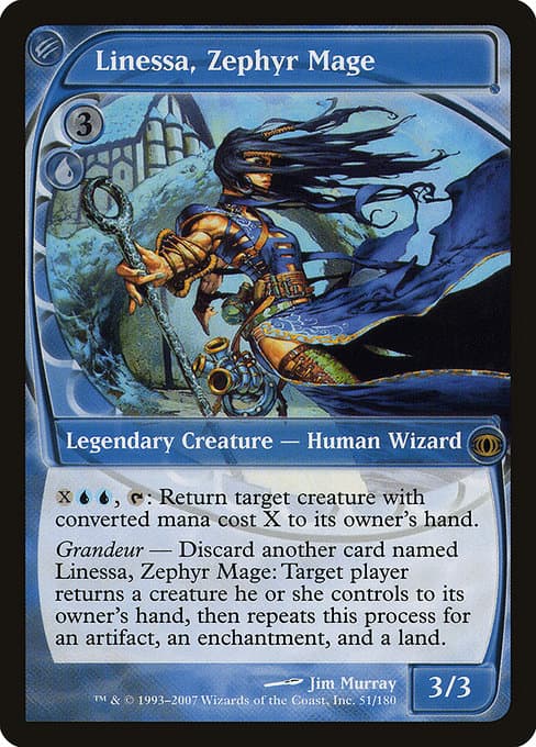 Linessa, Zephyr Mage 2007 Magic: The Gathering