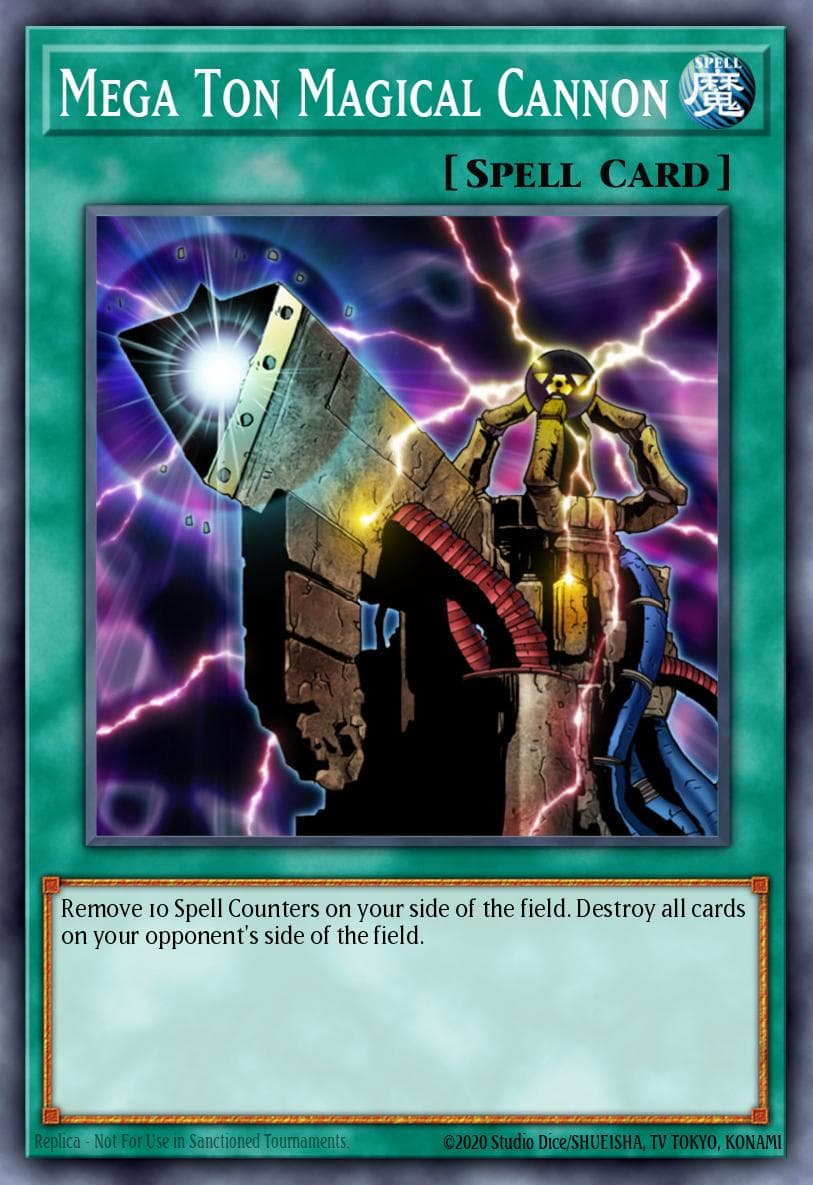 Mega Ton Magical Cannon 2003 Yu-Gi-Oh! Magician's Force