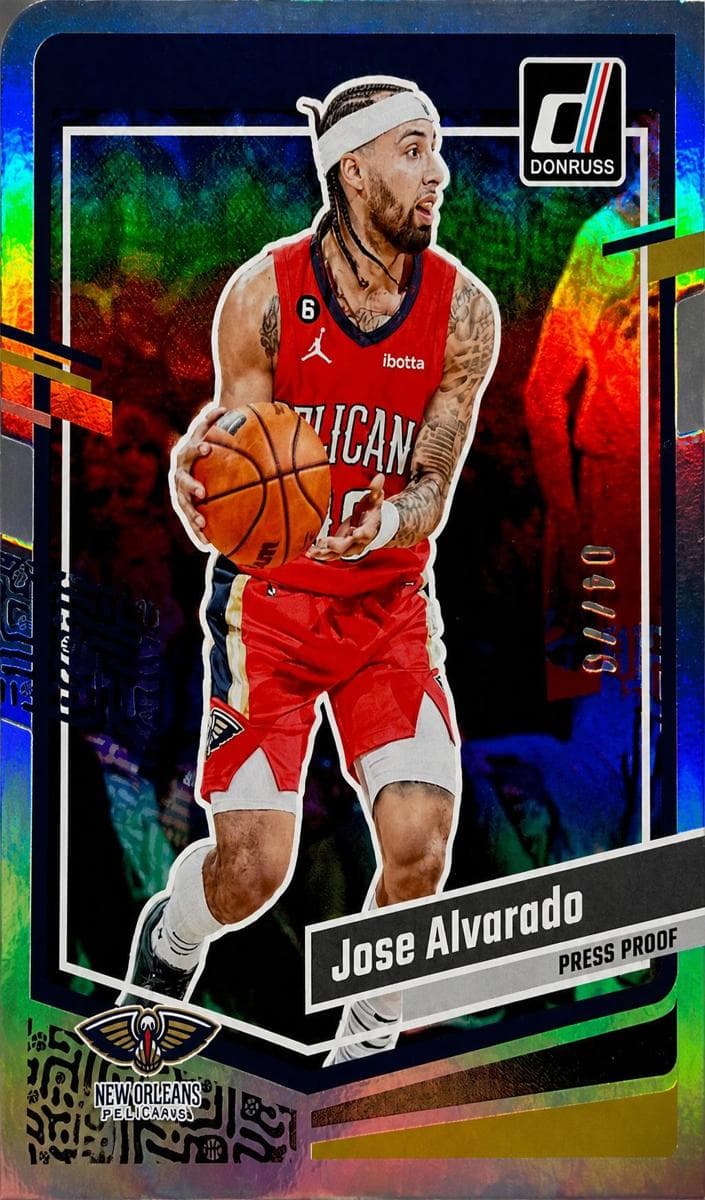 Jose Alvarado 2023 panini Donruss