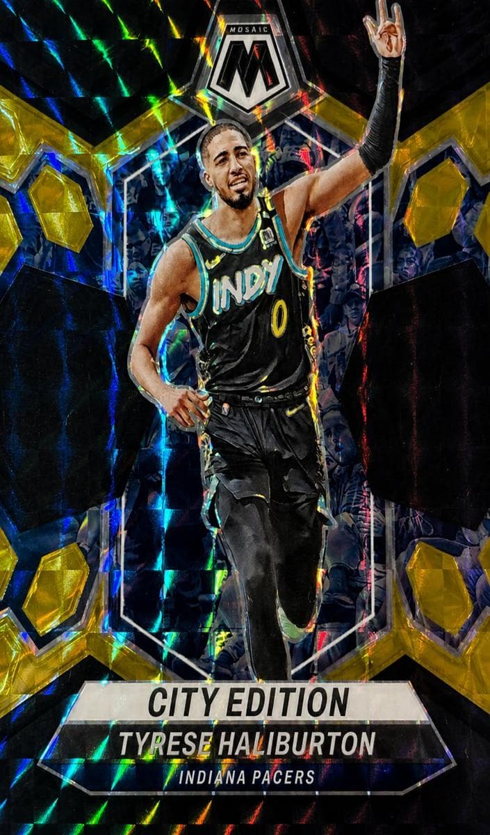 Tyrese Haliburton 2023 panini Panini Mosaic