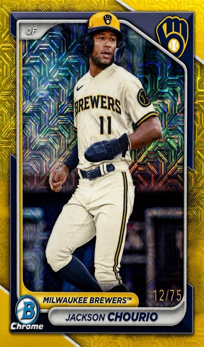 Jackson Chourio 2024 bowman Bowman Chrome Prospects