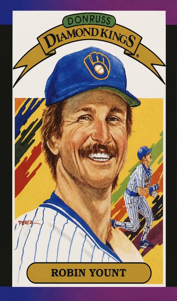 Robin Yount 2001 panini Donruss