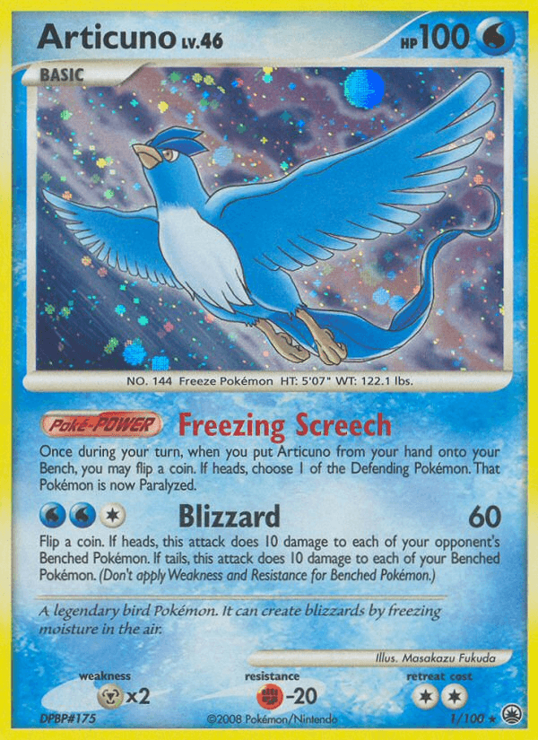 Articuno 2008 Pokemon Majestic Dawn