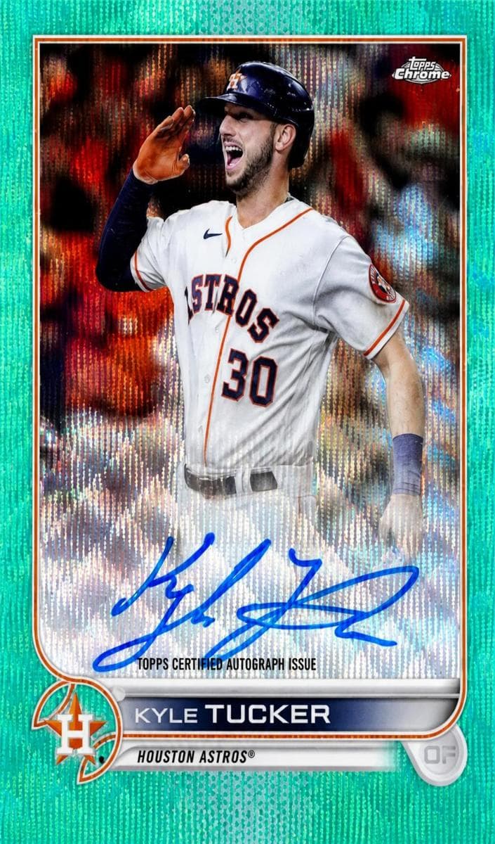 Kyle Tucker 2022 topps Topps Chrome