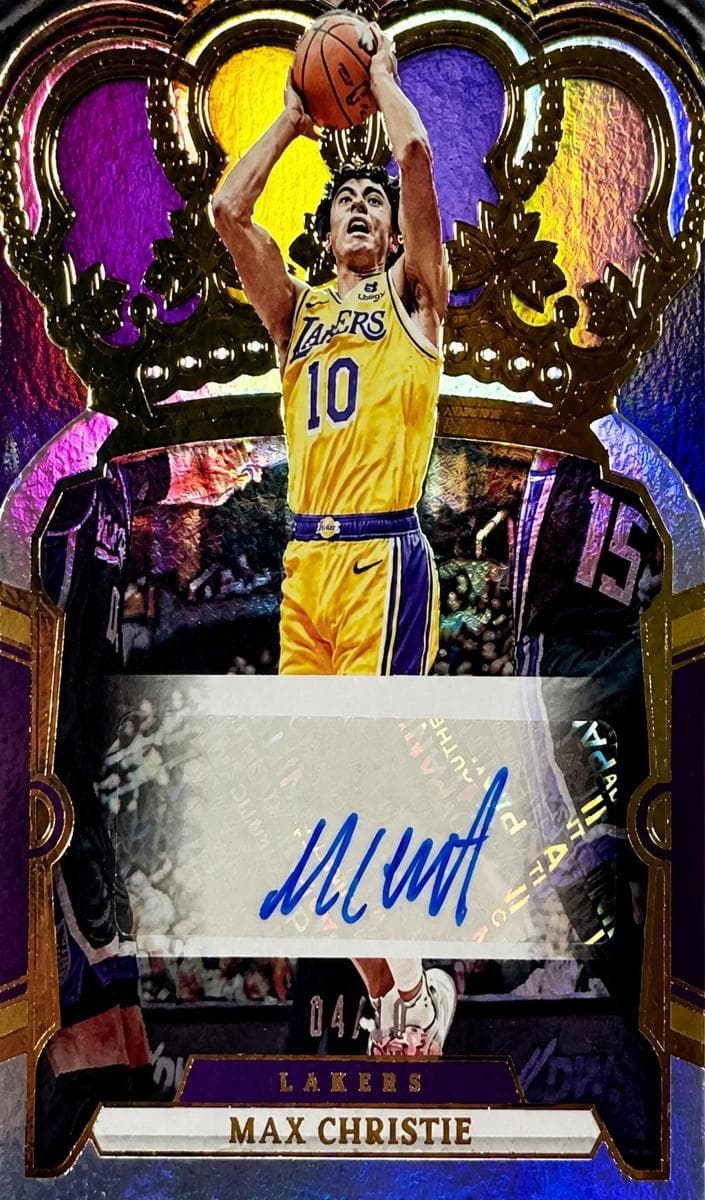 Max Christie 2023 panini Panini Crown Royale